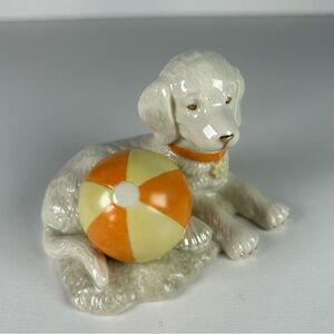 Lenox Fun In The Sun "August" A Golden Year Of Puppies Porcelain Figurine Dog